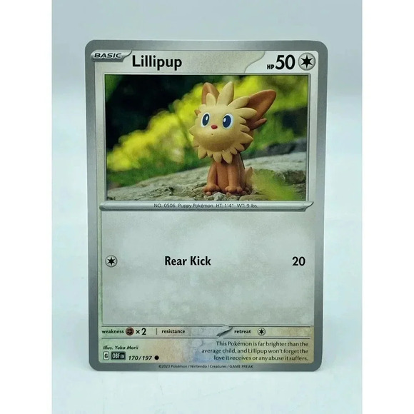 Lillipup 170/197 S&V: Obsidian FlamesNon-Holo Pokemon TCG Mint Unplayed - Picture 1 of 6